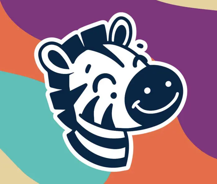 Le Petit Zèbre - Logo zèbre