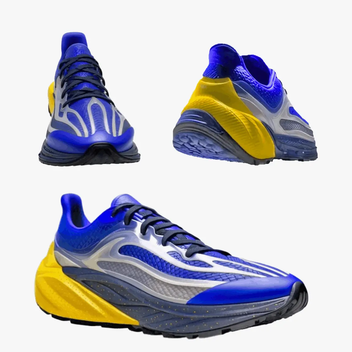 Cobra Running - multiple views - renders